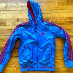 NWOT ADIDAS vintage reversible Zip-up Track jacket